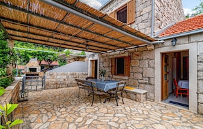 Outdoor dining - 2 bedroom amazing home in Orebic (Orebic)