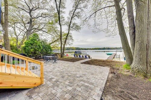 Lakefront Burlington Vacation Rental: Dock + Beach