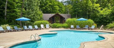 Außenpool, beheizter Pool