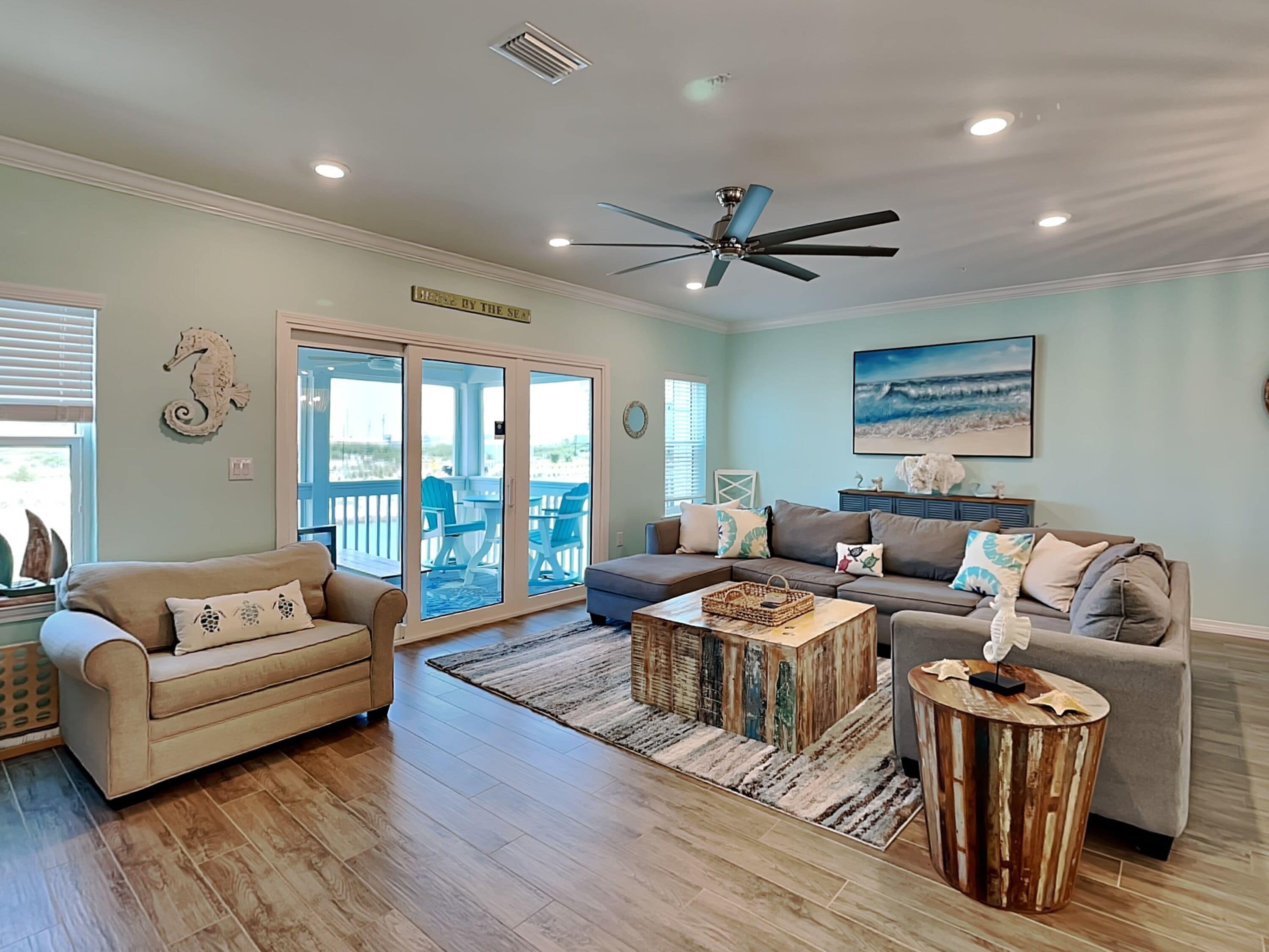 House, Multiple Beds, Hot Tub (#14229) | Living area | TV