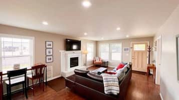 Smart TV, chimenea
