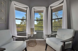 TV, fireplace, offices - *Stone Mountain Retreat* (Prescott)