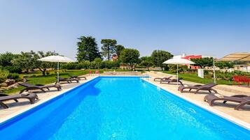 Una piscina riscaldata