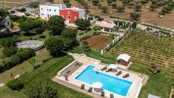 Una piscina riscaldata