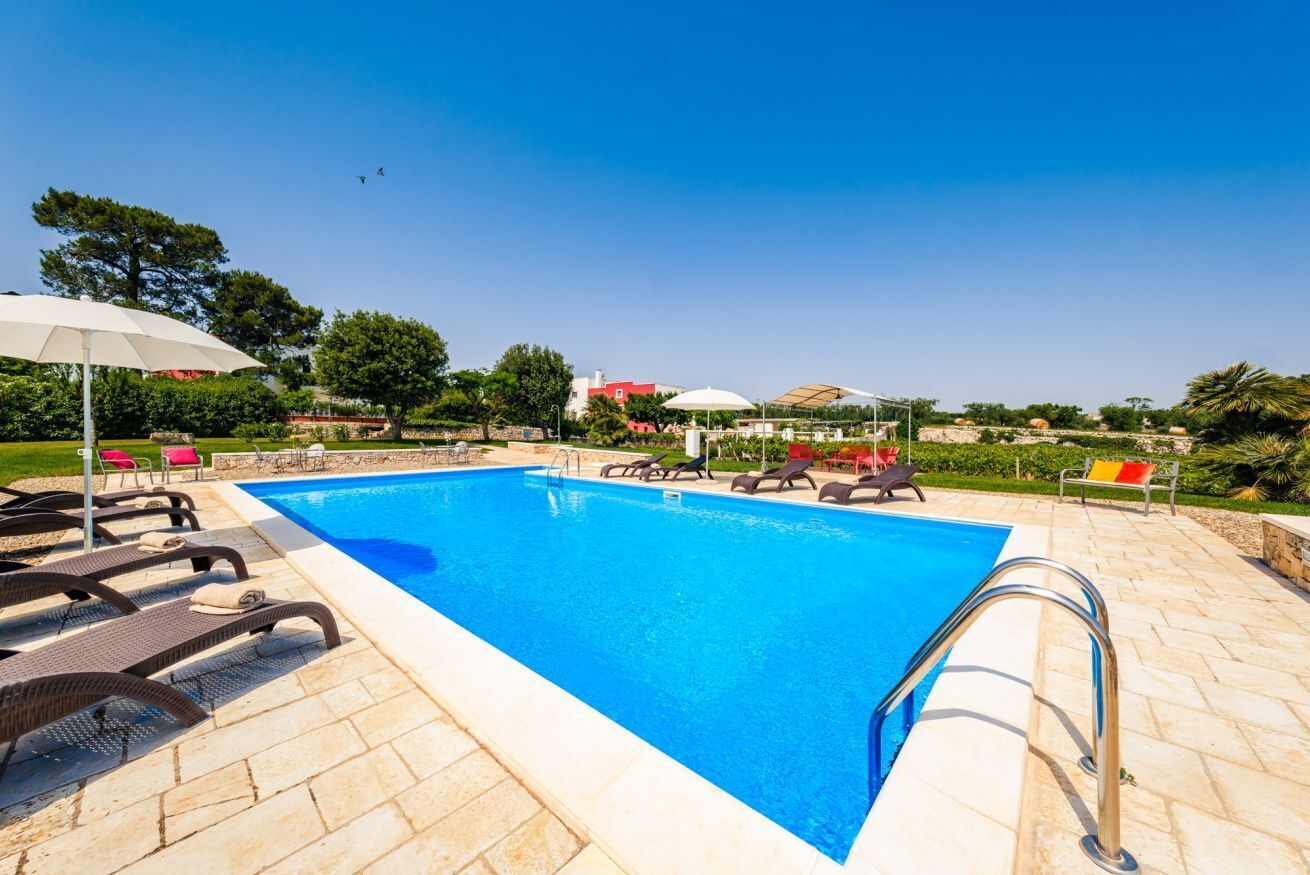 Una piscina riscaldata