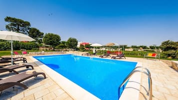 Una piscina riscaldata