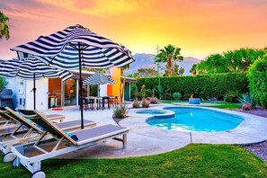 Una piscina riscaldata