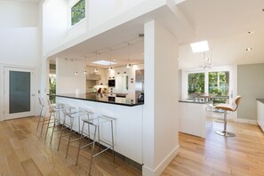 Fridge, microwave, oven, stovetop - Luxury Oceanfront Home w/ Pool, Spa, Outdoor Kitchen, & Bar (Hilton Head Island)