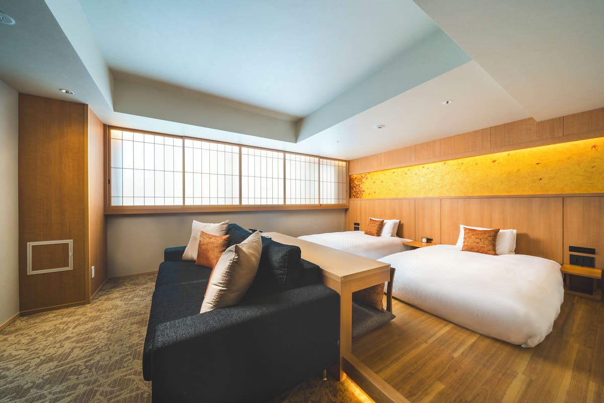 Kamar Twin Premier, Bebas Asap Rokok | Seprai premium, minibar, brankas, dan kedap suara