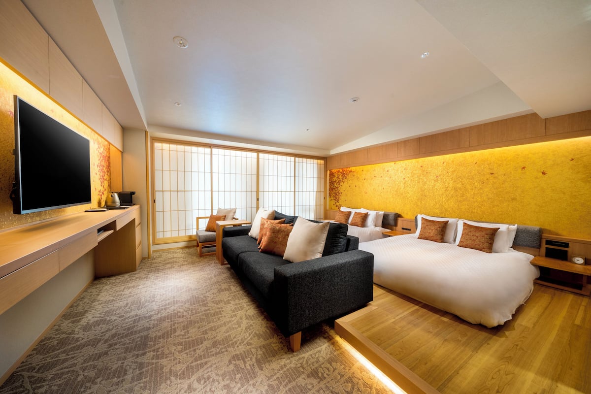 Kamar Twin Eksekutif, Bebas Asap Rokok | Seprai premium, minibar, brankas, dan kedap suara