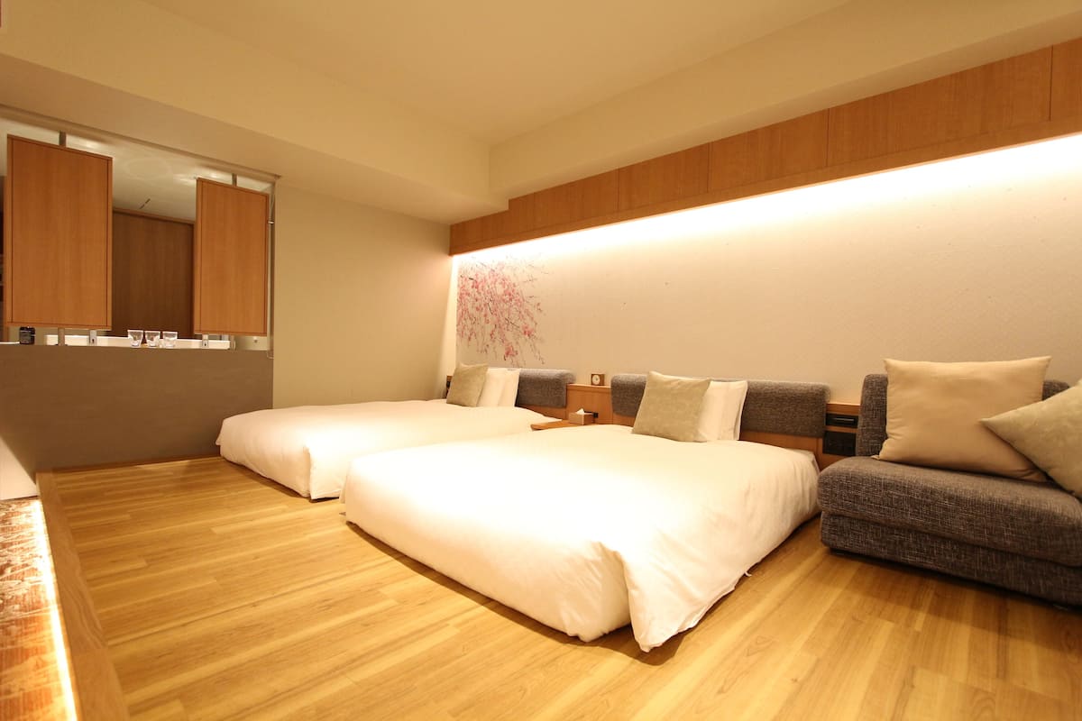 Chambre Deluxe avec lits jumeaux, non-fumeur, baignoire | Ăquipements de la chambre