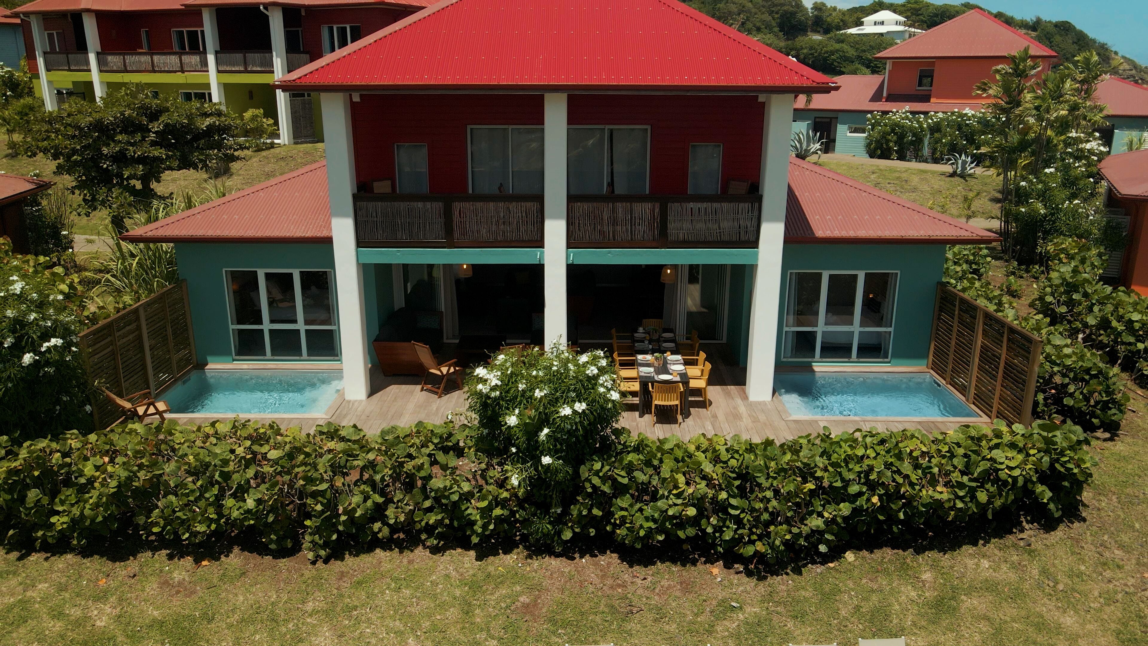 Villa Maorie 2 , en front de mer 
location de villa de luxe ,Martinique 