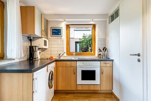 Fridge, microwave, oven, stovetop - "Charming Holiday Apartment" with Private Terrace and Wi-Fi (Tübingen)