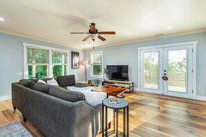 Smart TV, video games, books, music library