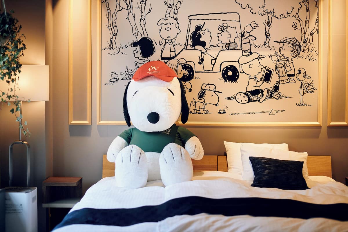 Kamer, niet-roken (109, SNOOPY Golf Retreat) | 2 slaapkamers, een kluis op de kamer, een bureau
