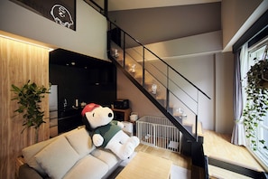 Chambre, non-fumeurs (109, SNOOPY Golf Retreat) | 2 chambres, coffres-forts dans les chambres, bureau