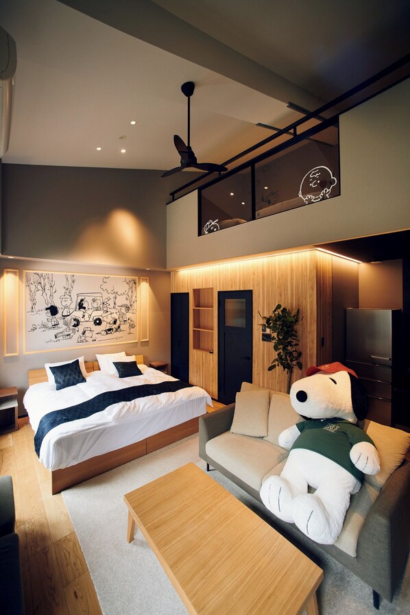 Chambre, non-fumeurs (109, SNOOPY Golf Retreat) | 2 chambres, coffres-forts dans les chambres, bureau