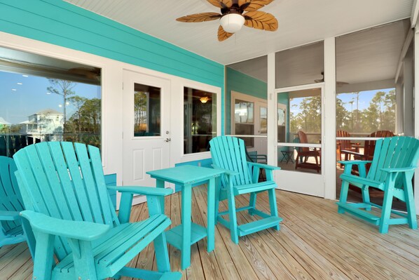 Maison, Plusieurs lits (Dolphin Daze) | Terrasse/patio