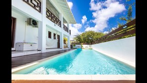 Pool - Beautiful Villa With Pool Near the Beach for Groups (Jan Thiel)