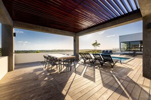 Villa - 4 soveværelser - ryger - privat pool | Solterrasse