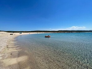 Ferienhaus, 3 Schlafzimmer, Balkon, Gartenblick | Strand