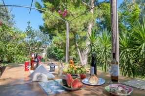 Maison, 2 chambres, fumeurs, balcon | Aire de pique-nique/barbecue