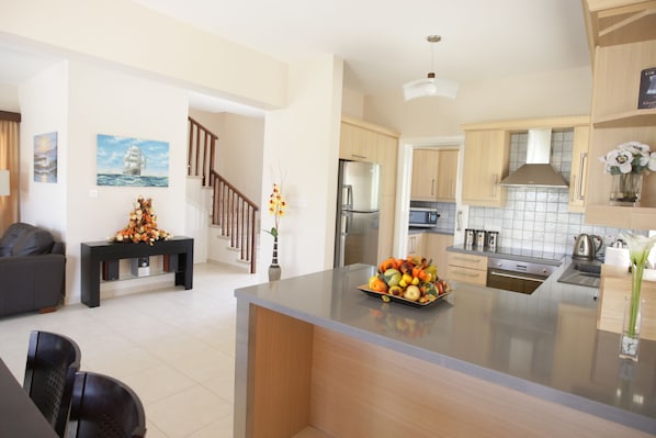 Villa, 3 Bedrooms, Private Pool, Garden View | Interior - A Three-bedroom Villa With a Private Pool and Landscaped Garden Wi-fi (Pissouri)