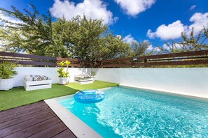 Zimmer, 1 Schlafzimmer, Raucher, Balkon | Pool