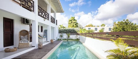 Apartment, 1 Bedroom, Smoking, Balcony | Pool | Outdoor pool