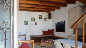 House, 1 Bedroom, Smoking, Terrace | Living area - "sifakis Gorgeous Stone House" (Gortyna)
