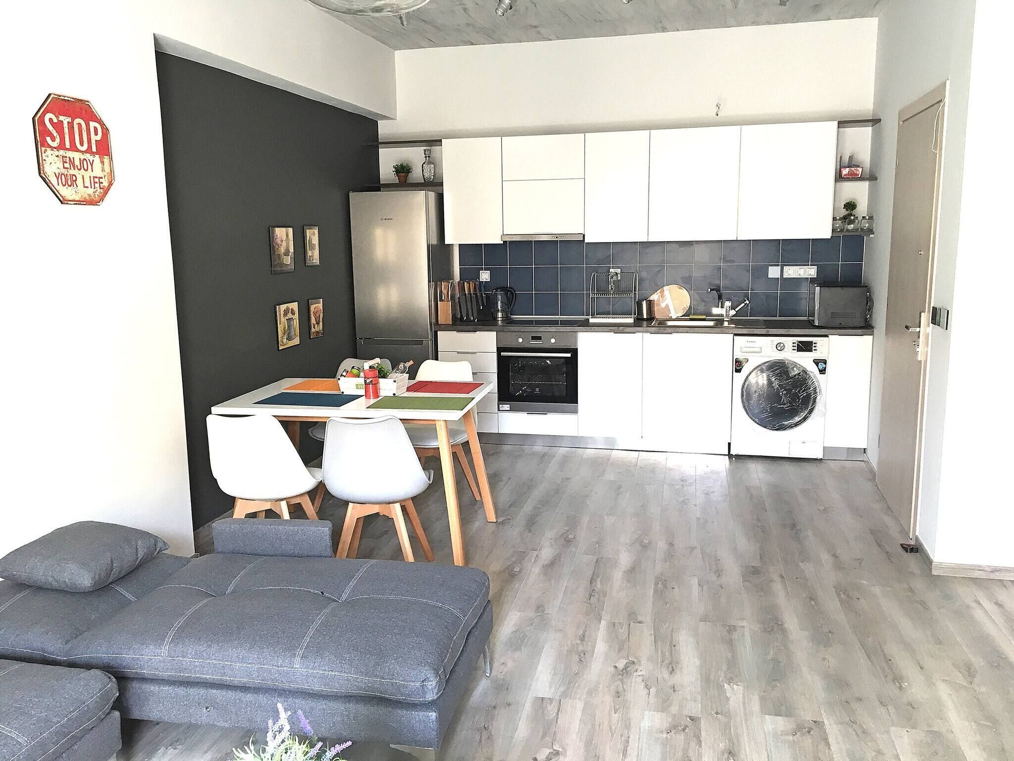 Loft - 1 sovrum - balkong | Interiör
