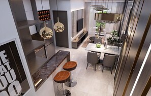 Apartment, 2 Bedrooms, Balcony | Private kitchen
