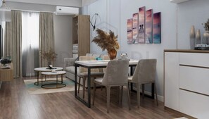 Apartment, 2 Bedrooms, Balcony | Dining