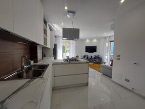 Apartment, 2 Schlafzimmer, Balkon, Gartenblick | Innenbereich