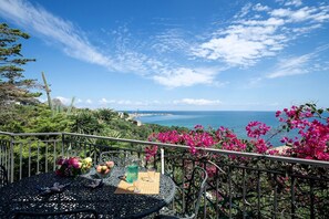 Ferienhaus, 2 Schlafzimmer, Raucher, Balkon | Terrasse/Patio