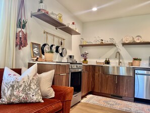 Fridge, microwave, oven, stovetop - BRAND NEW Vacation Suites steps from Lucius Woods County Park & Lake St. Croix! (Solon Springs)