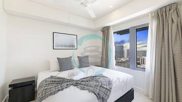 Apartemen Eksekutif | 2 kamar tidur, setrika/meja setrika, Wi-Fi gratis, dan seprai linen