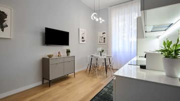 Apartamento básico, várias camas | Parte interna