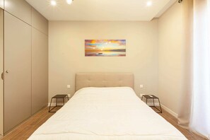 Basic Apartment, 1 Double Bed with Sofa bed | 1 bedroom, laptop workspace, iron/ironing board, bed sheets - Brand new 1BR in Central Malta (Pieta)