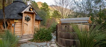 Eco chalet ,  grande terrasse ,vue imprenable.