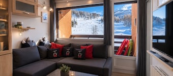 Superbe 3-pièces au Pied des Pistes, Plein sud