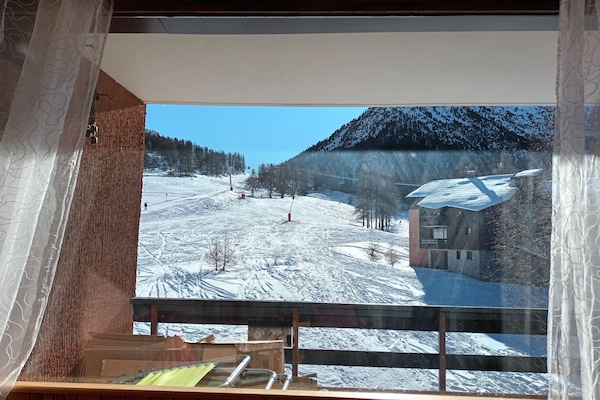 Vue lur les piste du salon