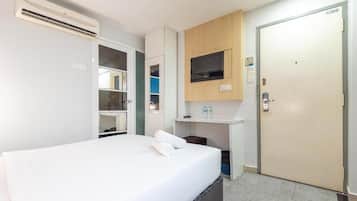 Desk, iron/ironing board (on request), free WiFi, bed sheets