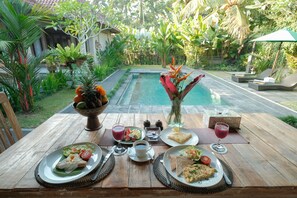 Breakfast area - Pondok Sebali Private Villa (Ubud)
