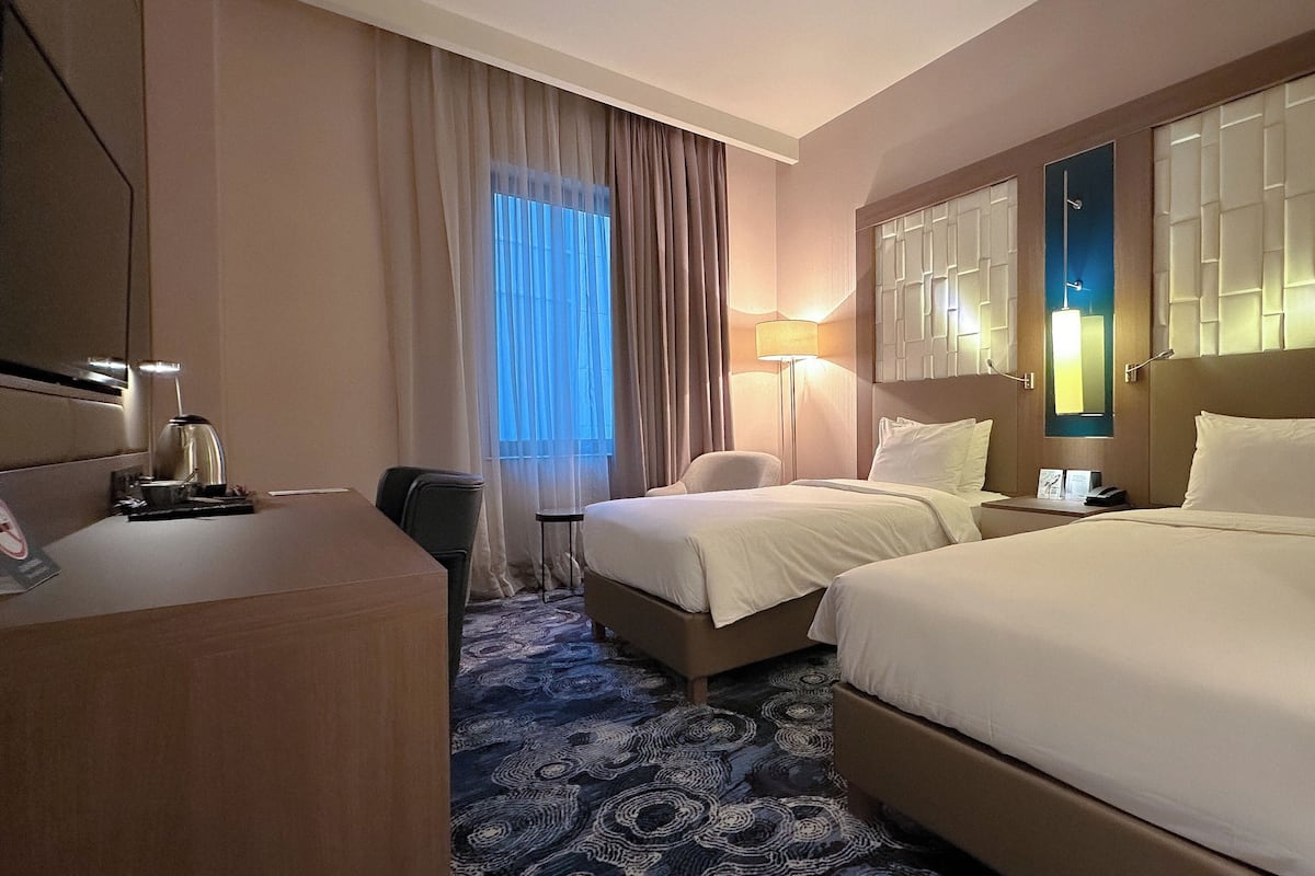 Classic Room, 2 Twin Beds | In-room safe, desk, laptop workspace, blackout drapes