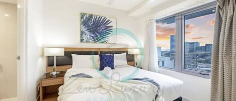 Appart'hôtel Exclusif | 2 chambres, fer et planche à repasser, Wi-Fi gratuit, draps fournis