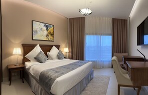 Literie de qualité supérieure, surmatelas, minibar