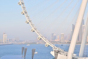 Luxury Apartment, 2 Bedrooms, Balcony, Sea Facing | Balcony view - Luxury Beachfront 2BR w Stunning SeaView (Dubai)