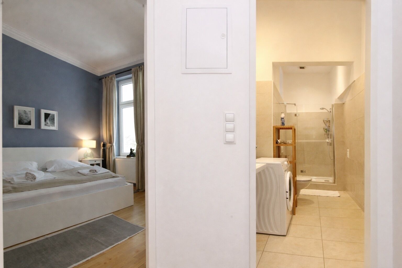 1 Schlafzimmer, Schreibtisch, Bügeleisen/Bügelbrett, kostenloses WLAN