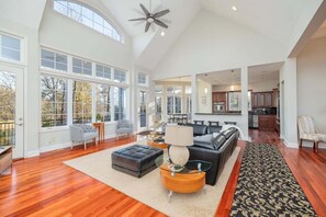 TV - Portside Villa Luxury Rental on Lake Gaston (Bracey)